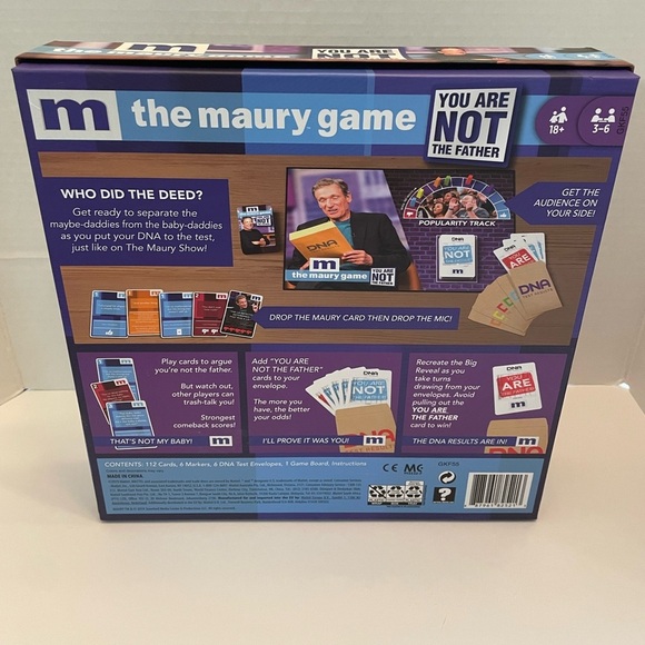 The MAURY POVICH Game: You Are Not The Father MINT/COMPLETE - Picture 2 of 5